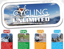 Tablet Screenshot of cycling-unlimited.de